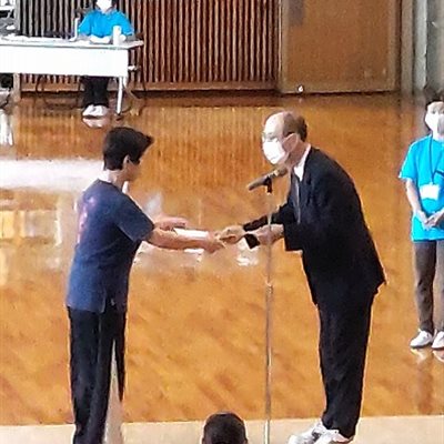 交流大会で表彰していただきました。